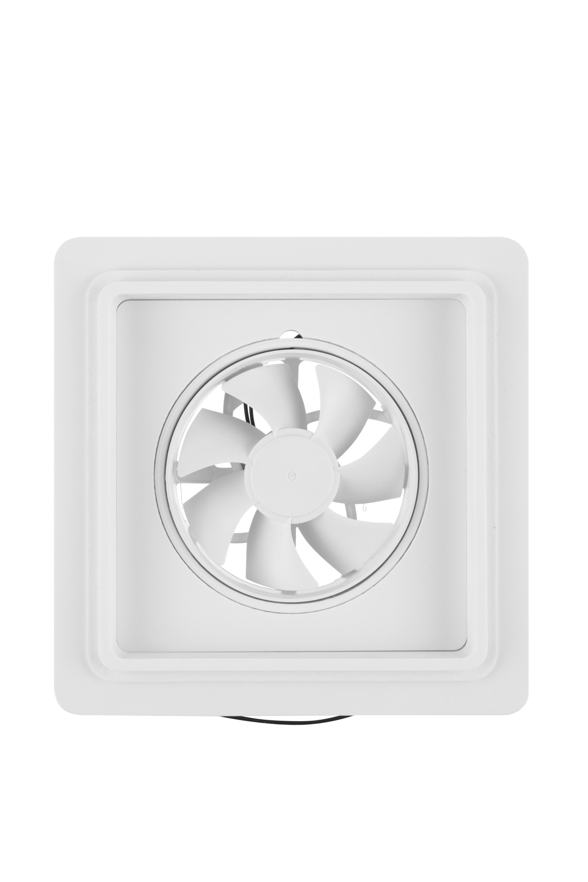 Теневой вентилятор - диффузор Technova SHADOW 100К Квадрат с обратным клапаном, под натяжной потолок